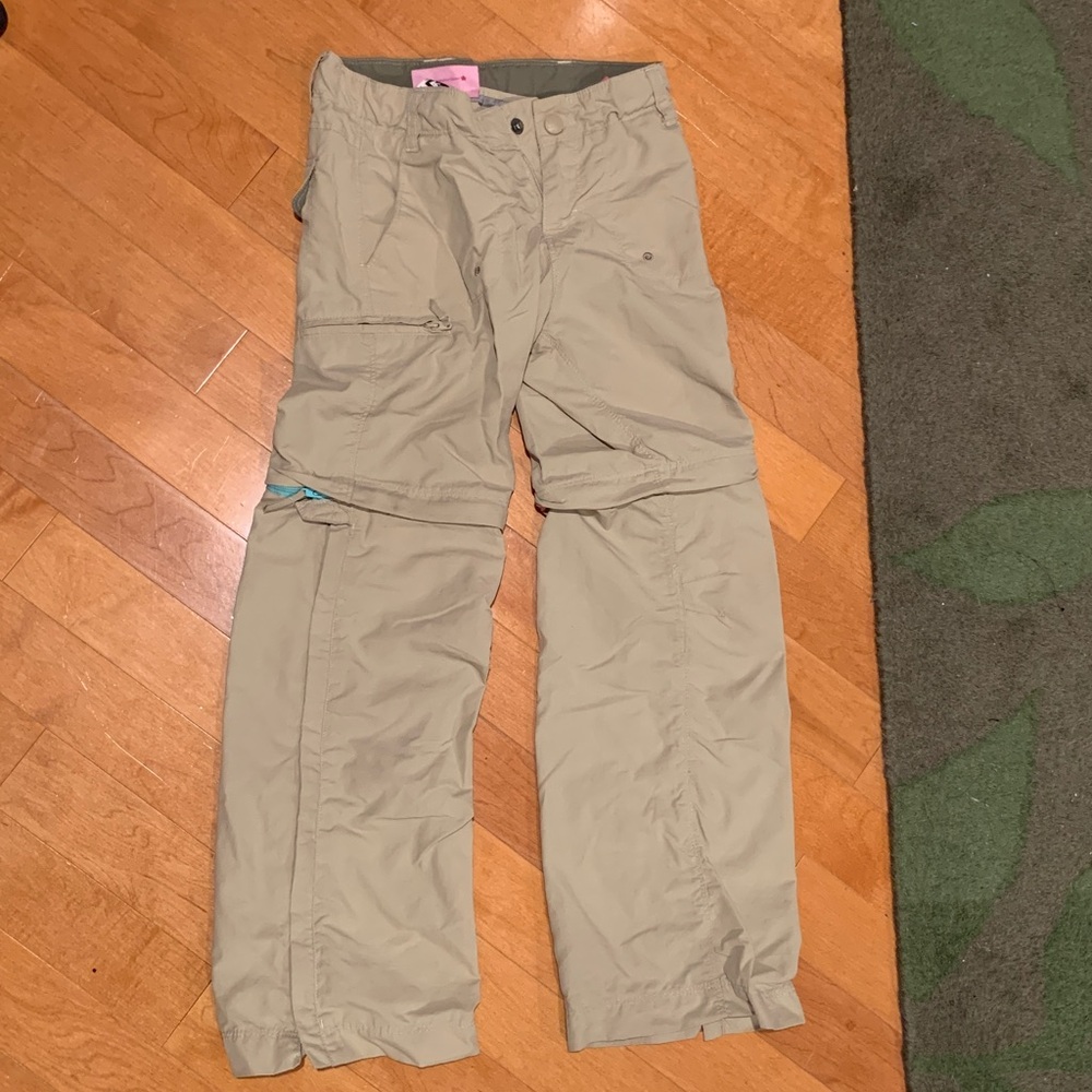 REI Girls' Convertible to shorts zippered nylon Outdoor Pants